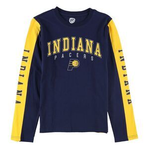 Hands High Boys Indiana Pacers Graphic T-Shirt, Blue, Big Kids (8-20), L, DM